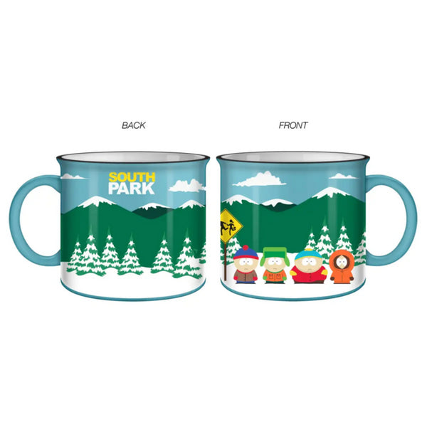 South Park Bus Stop Ceramic Camper Mug, 20oz