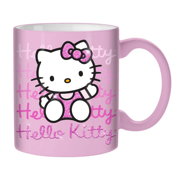 Sanrio Hello Kitty Gradient Glitter Jumbo Ceramic Mug, 20oz