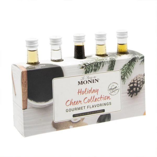 Monin-Holiday Cheer Flavour Collection, 5 Pack
