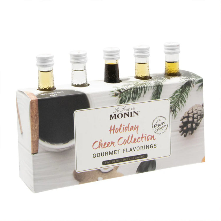 Monin-Holiday Cheer Flavour Collection, 5 Pack