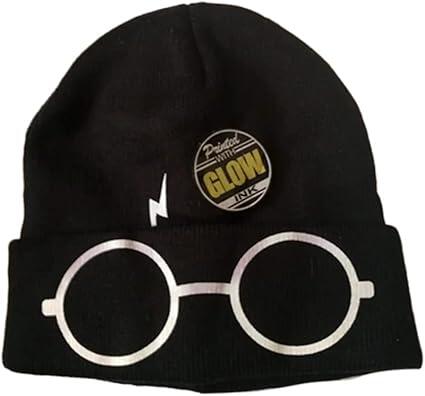 Harry Potter Glasses Lightning Bolt Scar Beanie