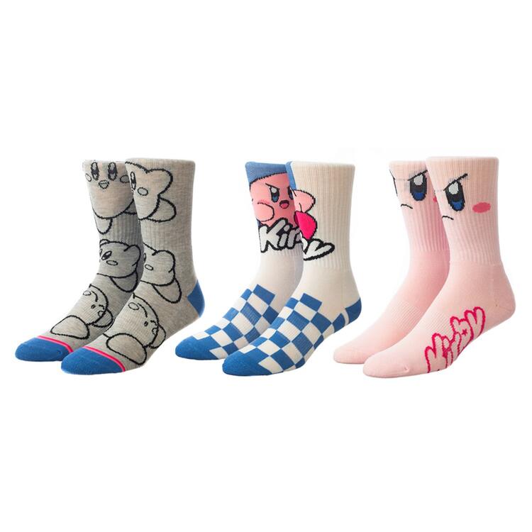 Kirby Athletic Mens 3 Pack Crew Sock Set