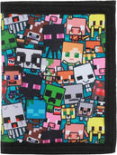 Minecraft Character Collage All Over Print Kids Trifold Wallet