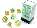 Chessex 7-Die Set: Nebula: Spring/White Luminary