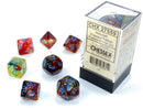 Chessex 7-Die Set: Nebula: Primary/Blue Luminary
