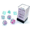 Chessex 7 Die-Set: Nebula: Wisteria/White Luminary