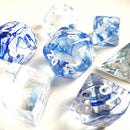 Chessex 7-Die Set: Nebula: Dark Blue/White