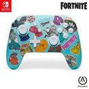 PowerA Enhanced Wireless Controller for Nintendo Switch - Fortnite Sticker Mania (used)
