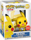 Pop! Pokemon: Pikachu (Waving) [553] Diamond Glitter (used)
