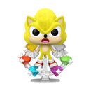 Pop! Sonic the Hedgehog: Super Sonic with Emeralds [1059] (Flocked) (used)