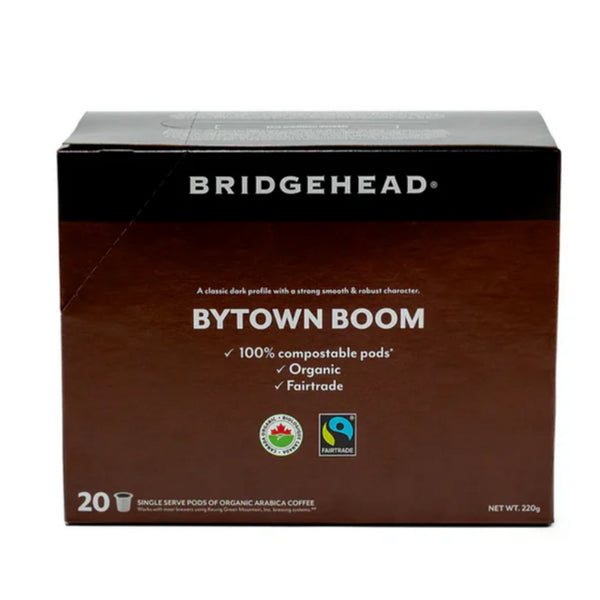 Bridgehead Coffee-Bytown Boom Single Serve Coffee, 20 Pack