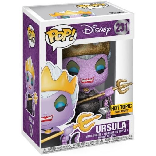 Pop! Little Mermaid: Ursula [231] Diamond Glitter (used)