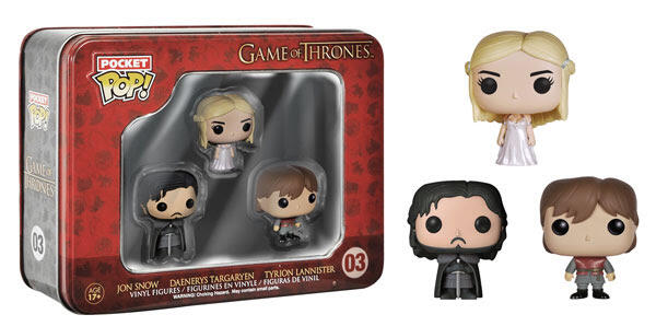 Pocket Pop! Game of Thrones: Jon Snow / Daenerys Targaryen / Tryion Lannister [03] (used)