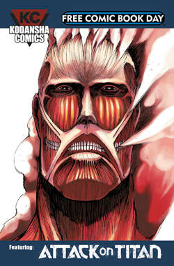 Free Comic Book Day 2015 Kodansha Comics Sampler Featuring Attack on Titan (used)