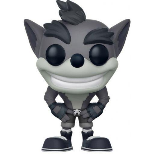 Pop! Crash Bandicoot: Crash Bandicoot [273] Chase Variant - Black and White (used)