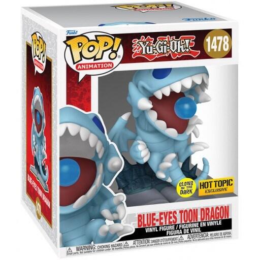 Pop! Yu-Gi-Oh!: Blue-Eyes Toon Dragon [1478] Super Sized | Glow in the Dark (used)