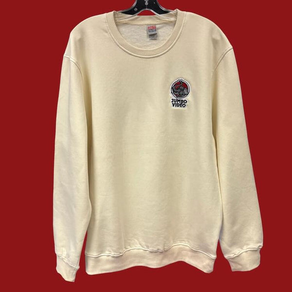 Jumbo Video Logo Cream Crewneck (small)