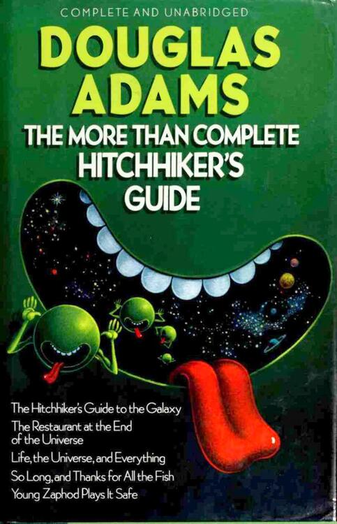 Douglas Adams - The More Than Complete Hitchhiker's Guide (The Hitchhiker’s Guide to the Galaxy, Books 1-4) (used)