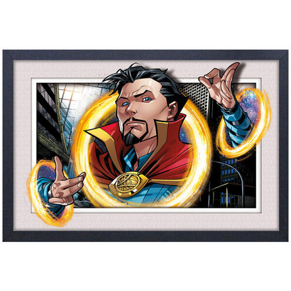 Marvel Doctor Strange Casting a Spell 11"x 17" Faux Matte Framed Print