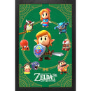 Legend of Zelda - Link’s Awakening Characters 11"x17" Framed Print