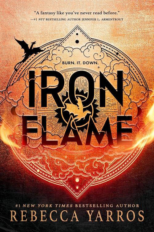 Rebecca Yarros - Iron Flame (The Empyrean, Book 2) (Hardcover) (used)
