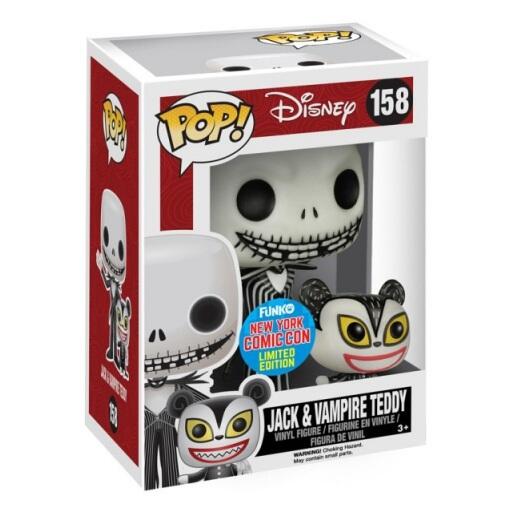 Pop! Nightmare Before Christmas: Jack & Vampire Teddy [158] (used)