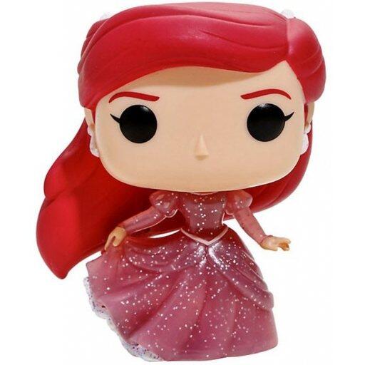 Pop! Little Mermaid: Ariel (Pink Dress) [220] (Glitter) (used)