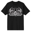 Dungeons & Dragons - Heraldic Dragons With Dice Men's Black Tee (xlarge)