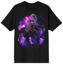 Halloween - Purple Universe Mens Black Tee (xlarge)