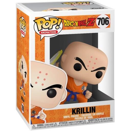 Pop! Dragon Ball Z: Krillin with Destructo Disc [706] (used)