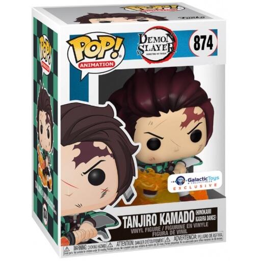 Pop! Demon Slayer: Tanjiro Kamado (Hinokami Kagura Dance) [874] (used)