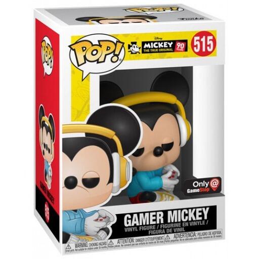 Pop! Mickey Mouse 90 Years: Gamer Mickey (Sitting) [515] (used)