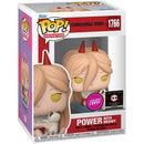 Pop! Chainsaw Man: Power with Meowy [1766] Chase Variant - Flocked (used)