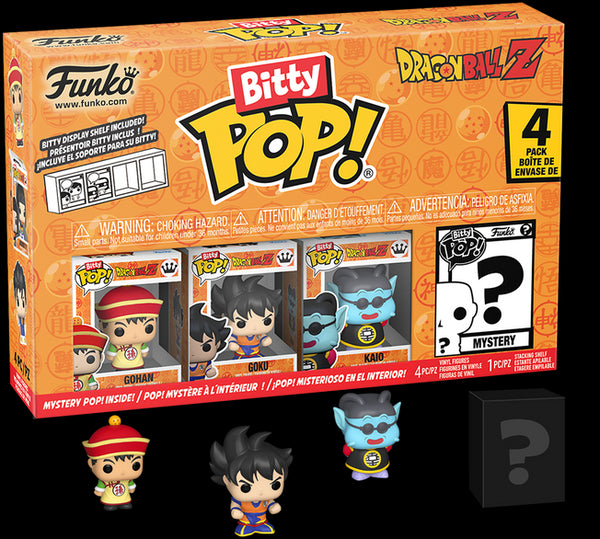 Bitty Pop! Dragon Ball Z: Gohan / Goku / Kaio / Mystery [4-Pack]