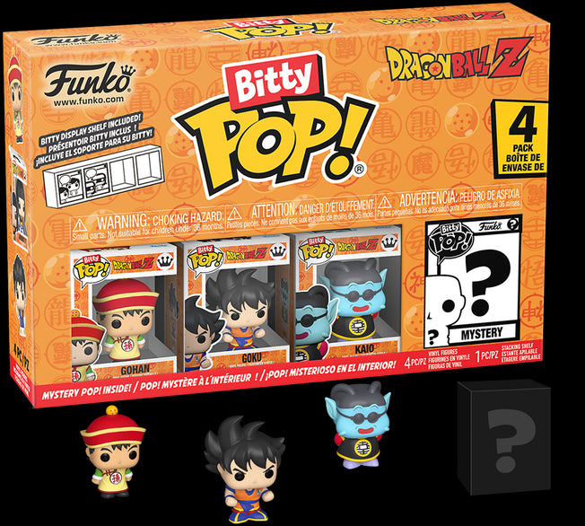 Bitty Pop! Dragon Ball Z: Gohan / Goku / Kaio / Mystery [4-Pack]
