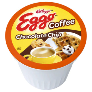 Kellogg's Eggo-Chocolate Chip Waffle Single Serve Coffee, 12 Pack