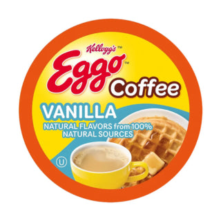 Kellogg's Eggo Vanilla Waffle, Single Serve Coffee 12 Pack