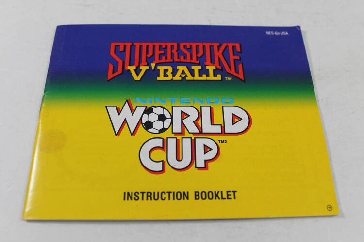 Super Spike Volleyball and World Cup Soccer (Cartridge + Manual Only) (used)