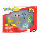 Pokemon Battle Figure Multipack (Pikachu, Cleffa, Joltik, Riolu, Chikorita, Galarian Darumaka)