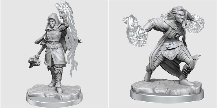 D&D Nolzur's Marvelous Unpainted Miniatures - Wave 20: Half-Elf Warlock