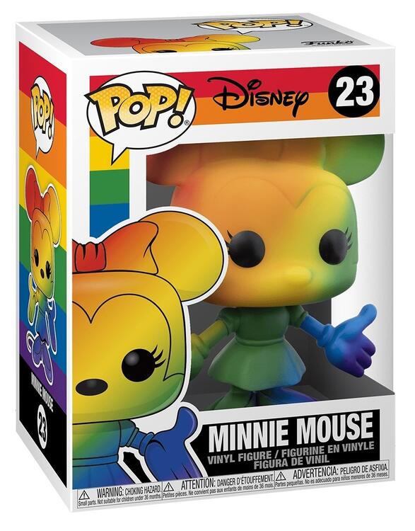 Pop! Disney: Minnie Mouse (Rainbow) [23] (used)