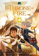 Rick Riordan - The Throne of Fire: The Graphic Novel (Kane Chronicles, Book 2) (used)