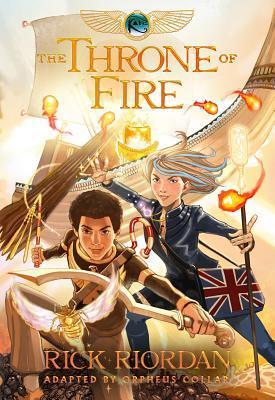 Rick Riordan - The Throne of Fire: The Graphic Novel (Kane Chronicles, Book 2) (used)