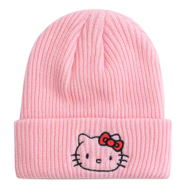 Sanrio Hello Kitty Knitted Beanie (Pink)