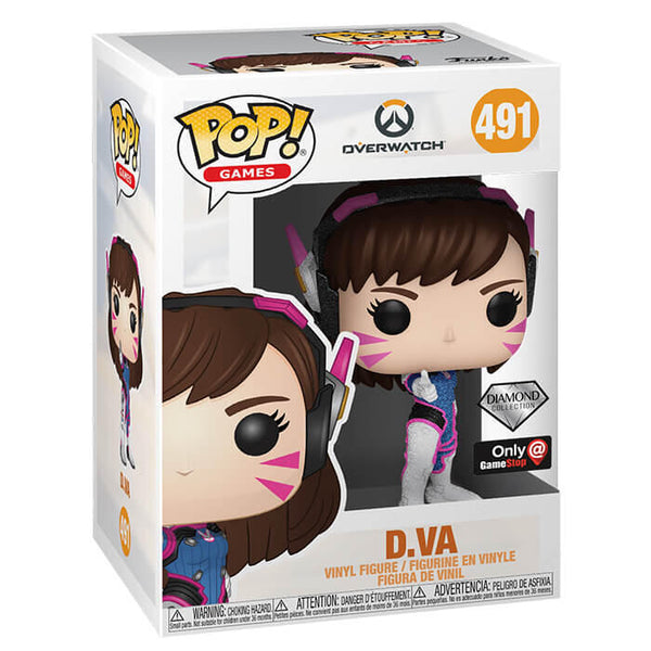 Pop! Overwatch: D.Va [491] Diamond Glitter (used)