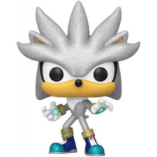 Pop! Sonic the Hedgehog: Silver [1103] Diamond Glitter (used)