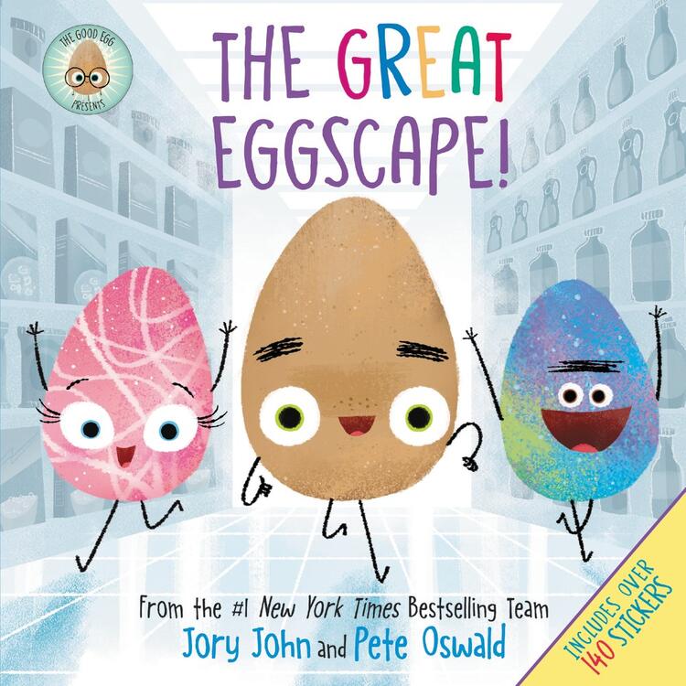 Jory John & Pete Oswald - The Great Eggscape! (Hardcover) (used)