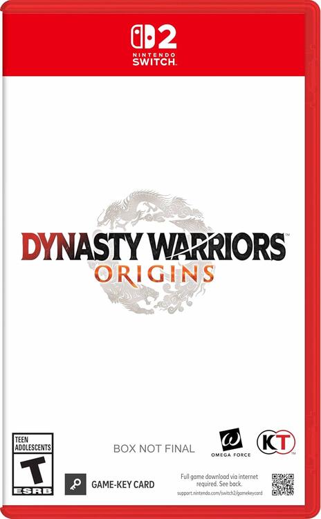 Dynasty Warriors Origins [Game-Key Card]