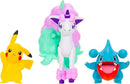 Pokemon Battle Figures (Pikachu + Gible + Galarian Ponyta)