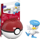 MEGA Pokemon Quaxly Building Toy Kit, Poseable Action Figure with Poke Ball